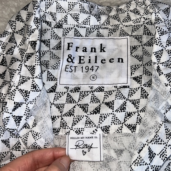 NWOT- Frank & Eileen Rory Maxi Shirt Dress- Size S - Picture 6 of 13